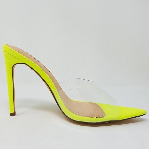 NEON YELLOW HAVANA MULES - Picture 5 of 5